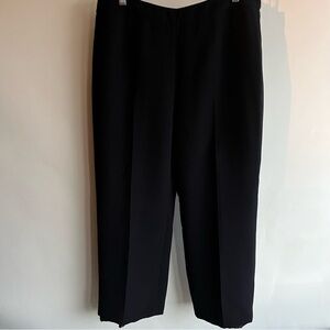 Kasper Dress Pants Trousers Sz 12 Women’s Black Lined EUC